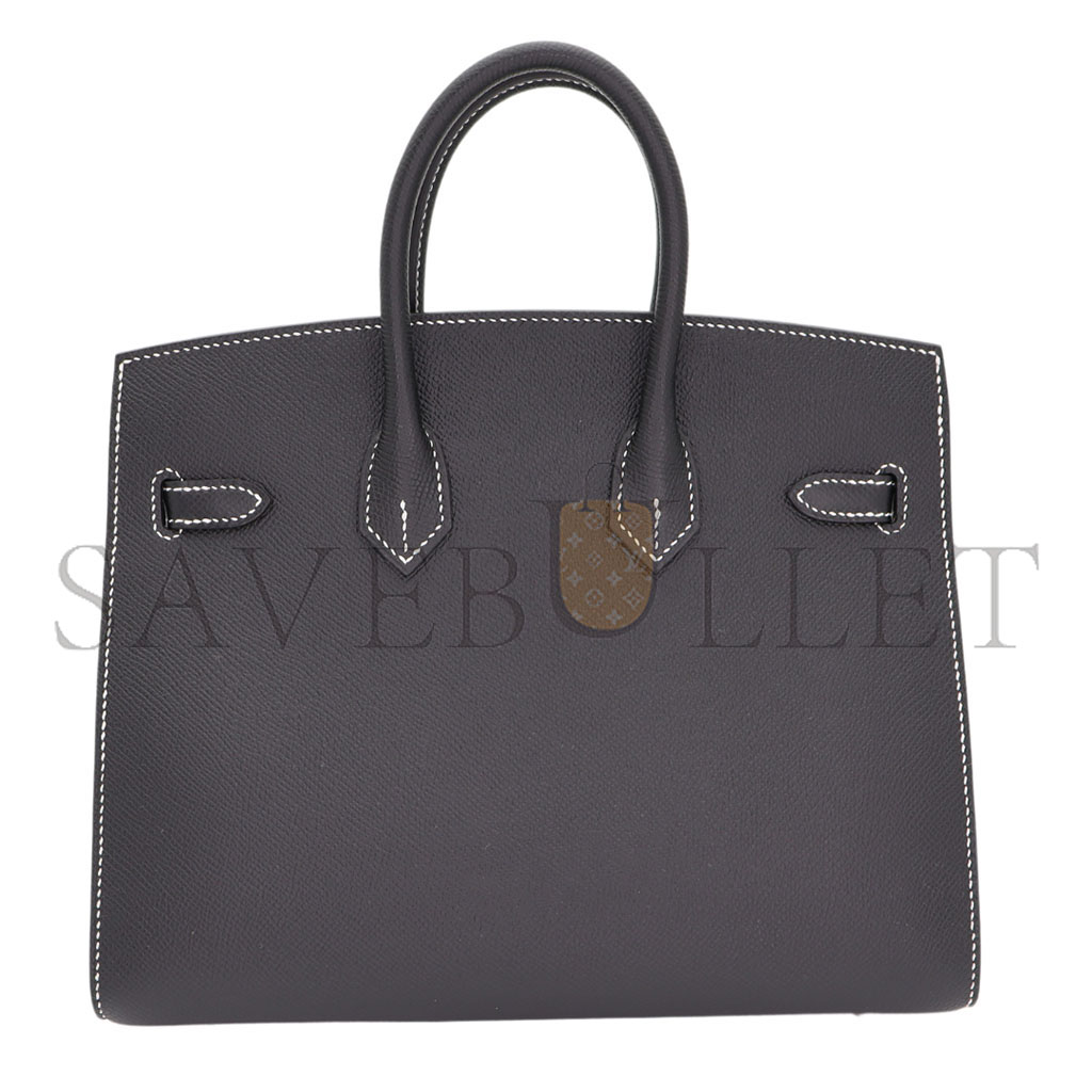 HERMES MASTER BIRKIN 30 EPSOM LEATHER BLACK GOLD BUCKLE HIGH END CUSTOM BAG H028369CK89 (30*23*15cm)